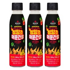 몽고간장 청양초 매운간장 아주매운맛, 330g, 3개
