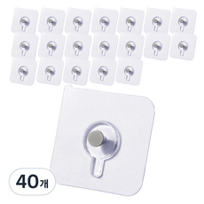 MONACO OLIVE 免鑽孔相框畫作壁鐘掛勾, 單一顏色, 40個