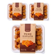 한입 80겹 페스츄리 꿀약과, 3개, 300g
