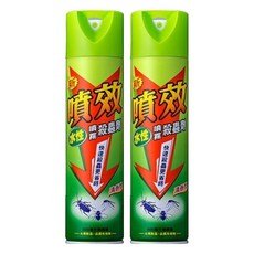 噴效 水性噴霧殺蟲劑 清香型, 600ml, 2瓶