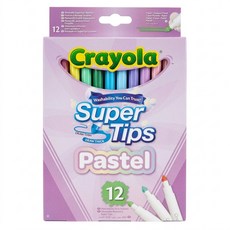 Crayola 繪兒樂 超級炫彩粉彩筆, 12色, 1組