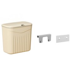 便利家 多用途懸掛式家用垃圾桶, 奶油色