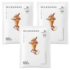 BODY GOALS 白奶昔 蘋果牛奶, 30g, 3包