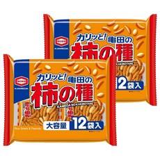 龜田製菓 柿種米果, 360g, 2袋