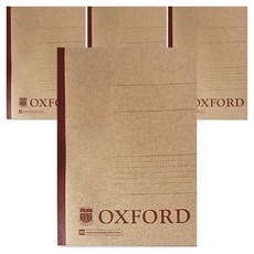 OXFORD 牛皮紙摺疊筆記本 A4 50張, 單一顏色, 4個