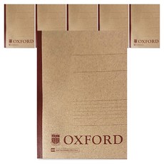 OXFORD Kraft 可攤平筆記本 A4 50張, 單一顏色, 6個