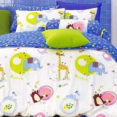 [몽비쥬] 동물나라 명품 아동침구, 블루
