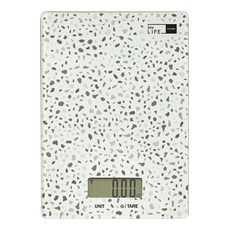 덴라이프 템퍼드글라스 디지털 주방저울, 1kg, 마블