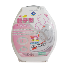 生活主管 親子型馬桶蓋，加大尺寸 坐墊舒適，台灣製造, 1530g, 白色, 1個