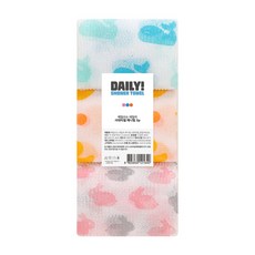 SHABATH 每日動物沐浴巾, 1個, 混合色, 3入