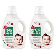 NATURE LOVE MERE 冬季限定版 嬰兒衣物柔軟精 草本花園香 瓶裝, 2個, 1.8L