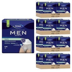 TENA 添寧 男款 玩色敢動褲 成人紙尿布 月牙灰, S/M, 12片, 16包