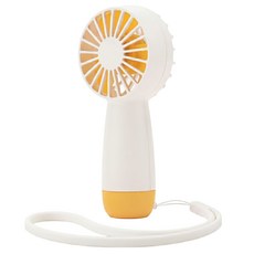 구스페리 저소음 경량 미니 핸디 무선 손선풍기, MCF-003, 화이트