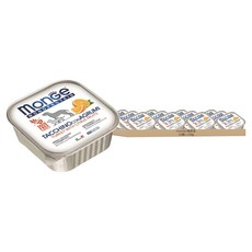 monGe 瑪恩吉 成犬 MONO蔬果系列 無穀主食餐盒, 24個, 150g, 火雞 + 柑橘