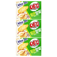 ORION 好麗友 預感香烤洋芋片 非油炸 洋蔥口味, 204g, 3盒