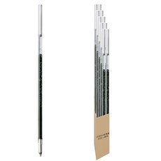 ZEBRA 斑馬牌 EK-0.5替換用筆芯 REK5-G Surari multi 4+S多功能真順筆適用, 綠色, 10支