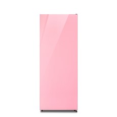 쿠잉전자 프리즘 글라스 냉동고 방문설치, 핑크, BSF-175P