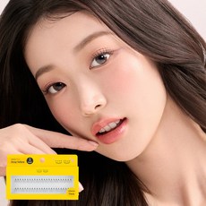 깜빡 인조 가닥속눈썹 패키지버전 10mm 띠크 1기둥, 블랙, 1개