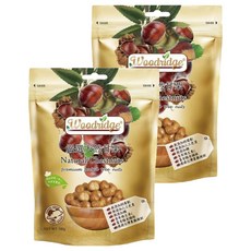 Woodridge 森之果物 嚴選天然甘栗, 顆顆完整飽滿, 已剝殼開封即食, 180g, 2包