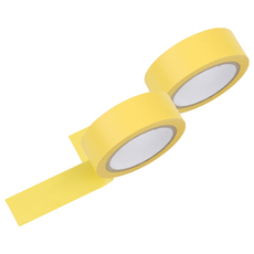 Like John 黏性標記遮蔽膠帶 15mm x 50m, 2個, 黃色