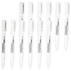 DADA 油性麥克筆, 白色, 12個