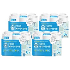 su:m 37° 雙層捲筒式廚房紙巾 100入, 4個, 6入