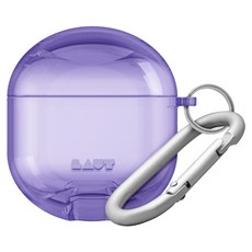 LAUT 萊德 AirPods 4 晶透防摔保護殼, L_AP5_AP_PU, 透紫色, 1個