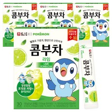 담터 포켓몬 콤부차 라임, 5g, 30개입, 4개