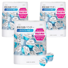 수이사이 뷰티 클리어 클렌징 파우더 워시, 12.8g, 3개