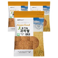 건강한 밥상 유기농 귀리쌀, 4kg, 3개