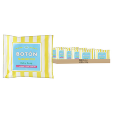 Boton 兒童肥皂 植物性成分 滋潤溫和 安心無香, 100g, 10個