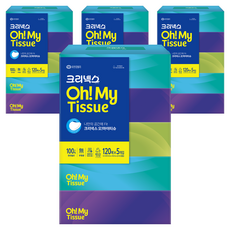 크리넥스 오마이티슈 갑티슈 2겹, 20개, 120매