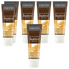 CUCCIO 古希歐 高效保濕乳霜，牛奶蜂蜜，4oz, 6個