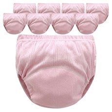 엠케이 여아용 펀칭 단색파스텔 배변훈련팬티 3종 세트, 랜덤발송, 3세트