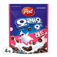 오레오오즈 레드 시리얼, 250g, 4개