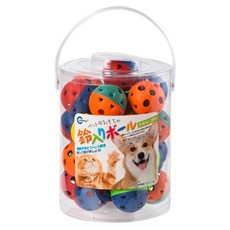 Canary 山田 洞洞太空球 Set 28顆 6.2cm 貓咪/小型犬適用 抗菌耐衝擊, 多色, 1組