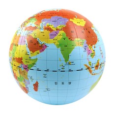 칼리 컨트리 에어글로브 지구본 짐볼, 혼합 색상, 1개