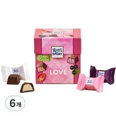 리터스포트 초코큐브 요거트 러브 랜덤발송, 6개, 176g