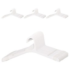 HICKIES 百貨公司專櫃衣櫃現代防滑衣架, 白色, 40個