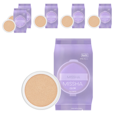 미샤 글로우 레이어링 핏 쿠션 리필 14g, 21호 페어, 6개