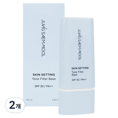 정샘물 스킨 세팅 톤 필터 베이스 40ml, 2개