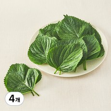 국내산 친환경 깻잎, 30g, 4개