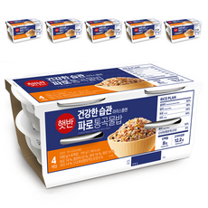 햇반 건강한 습관 라이스플랜 파로 통곡물밥, 24개, 190g