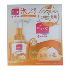 Muse 按壓式泡沫慕斯 450ml + 250ml 橙香, 1組