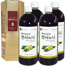 천사노니 노니 발효 원액 주스, 4개, 1L