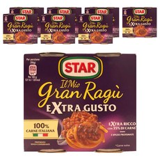 스타 라구소스 엑스트라 구스토 캔, 90g, 8개