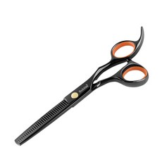 바비온 반려동물 틴닝 미용가위 16.9cm, 블랙, 1개