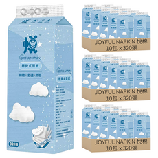 JOYFUL NAPKIN 悅棉 可掛式抽取面紙, 1包, 30包