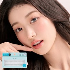 깜빡 인조 가닥속눈썹 패키지버전 8mm 라이트 1기둥, 블랙, 1개