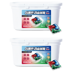 WashClinic 3in1深層清潔洗衣膠囊, 2盒, 100顆